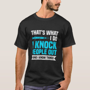 Anästhesie CRNA Krankenpfleger Anästhesist & Anäst T-Shirt
