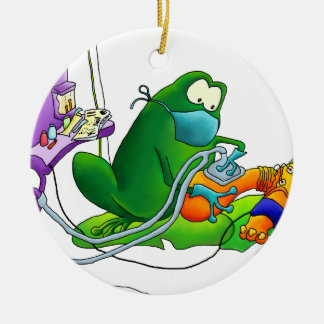 Anästhesie-Frosch-Verzierung Keramik Ornament