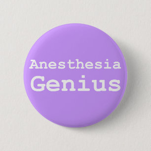 Anästhesie Genius Geschenke Button