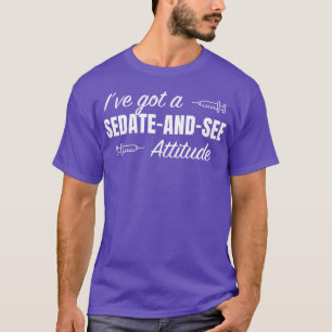 Anästhesie Nurse CRNA Funny Anästhesiologin Anest T-Shirt