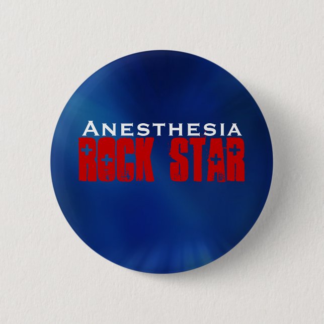 Anästhesie RockStar Button (Vorderseite)