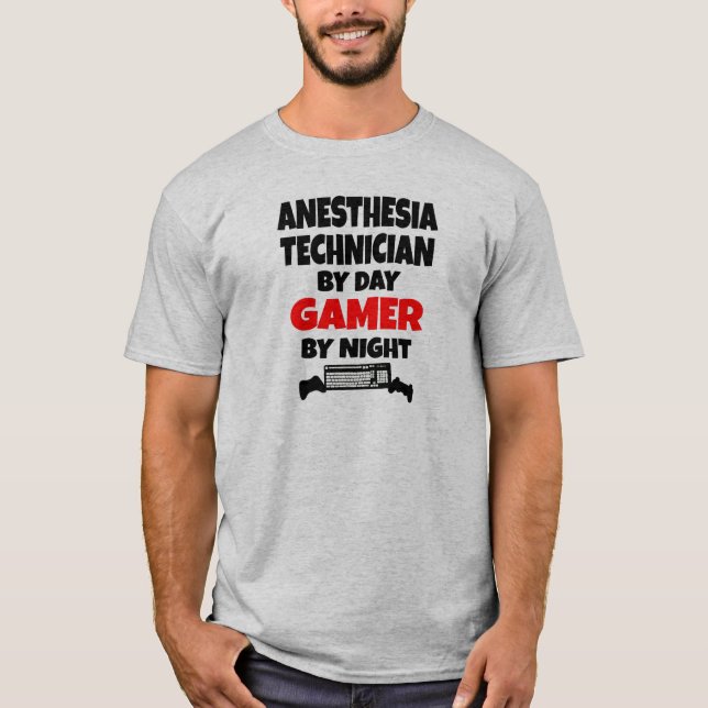 Anästhesie Technician Gamer T-Shirt (Vorderseite)