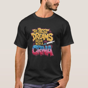 Anästhesiearzt CRNA Krankenschwester Design Anästh T-Shirt