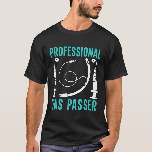 Anästhesiologe Anästhesiologie Berufliches Gas P T-Shirt (Vorderseite)