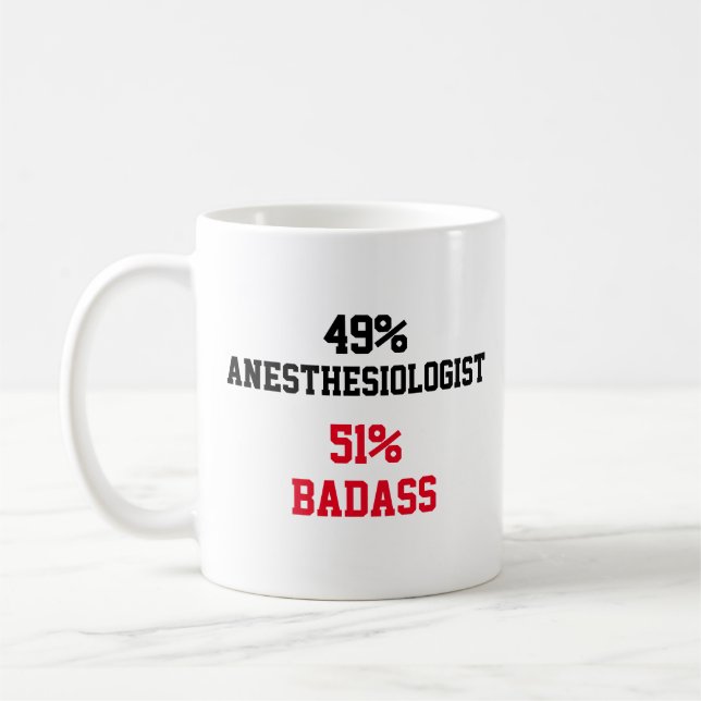 Anästhesiologe Badass Kaffeetasse (Links)