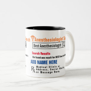 Anästhesiologe suchen Geschenkidee Tasse