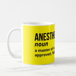 Anästhesiologin Definition Geschenkidee Tasse