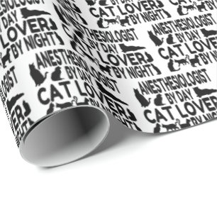 Anästhesiologische Lieben Katzen Geschenkpapier