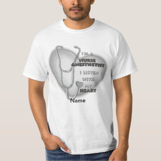 Anästhesist des grauen Herzens T-Shirt