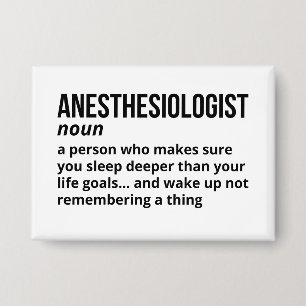 Anästhesist - Funny Job Definition Button