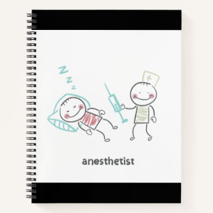 Anästhesist-SpiralNotebook Notizbuch