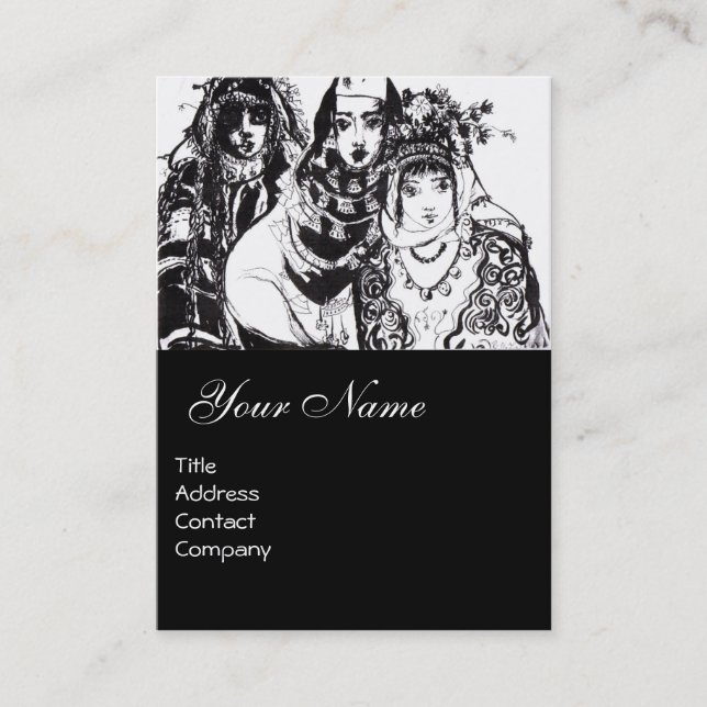 ANATOLIAN GIRLS VISITENKARTE (Vorderseite)