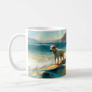 Anatolian Shepherd Beach Surfmalerei Kaffeetasse