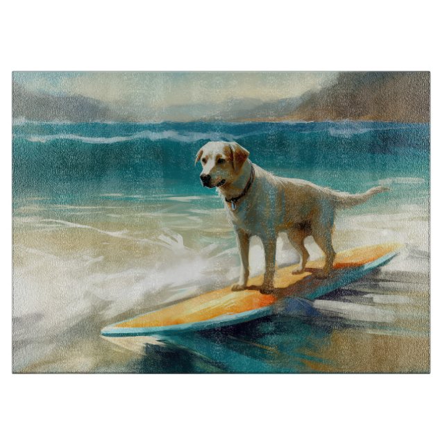 Anatolian Shepherd Beach Surfmalerei Schneidebrett (Vorderseite)