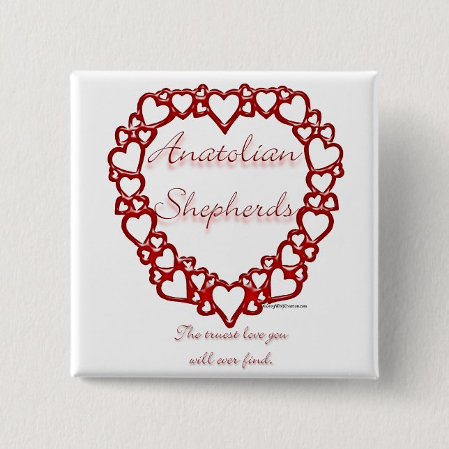 Anatolian Shepherd Button (Vorderseite)
