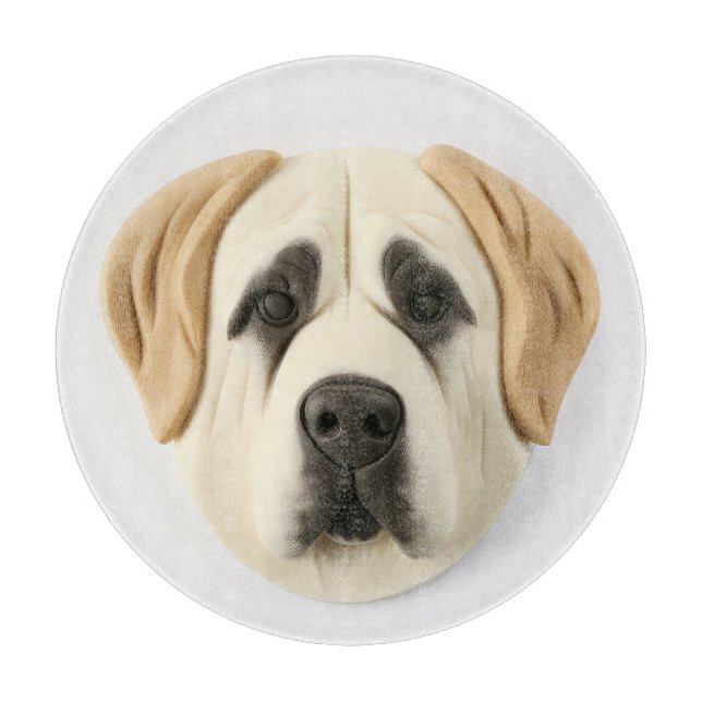 Anatolian Shepherd Dog 3D Inspiriert Schneidebrett (Vorderseite)