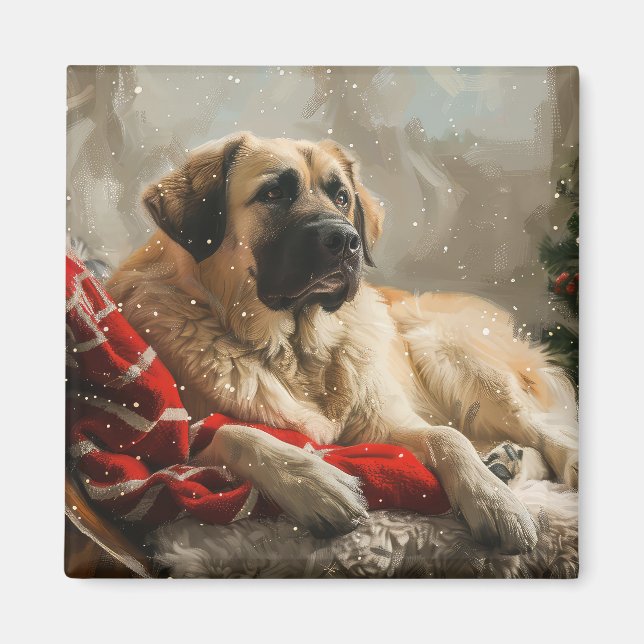 Anatolian Shepherd Dog Christmas festival Magnet (Vorne)