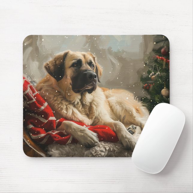 Anatolian Shepherd Dog Christmas festival Mousepad (Mit Mouse)