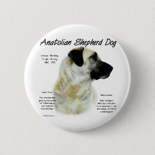 Anatolian Shepherd Dog History Button