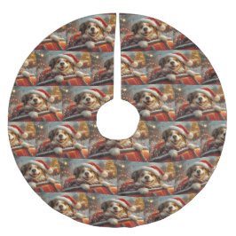 Anatolian Shepherd Dog Roller Untersetzer Weihnach Polyester Weihnachtsbaumdecke