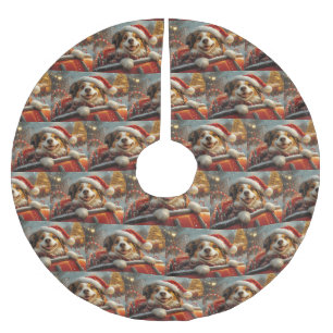 Anatolian Shepherd Dog Roller Untersetzer Weihnach Polyester Weihnachtsbaumdecke