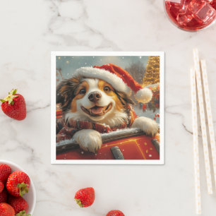 Anatolian Shepherd Dog Roller Untersetzer Weihnach Serviette