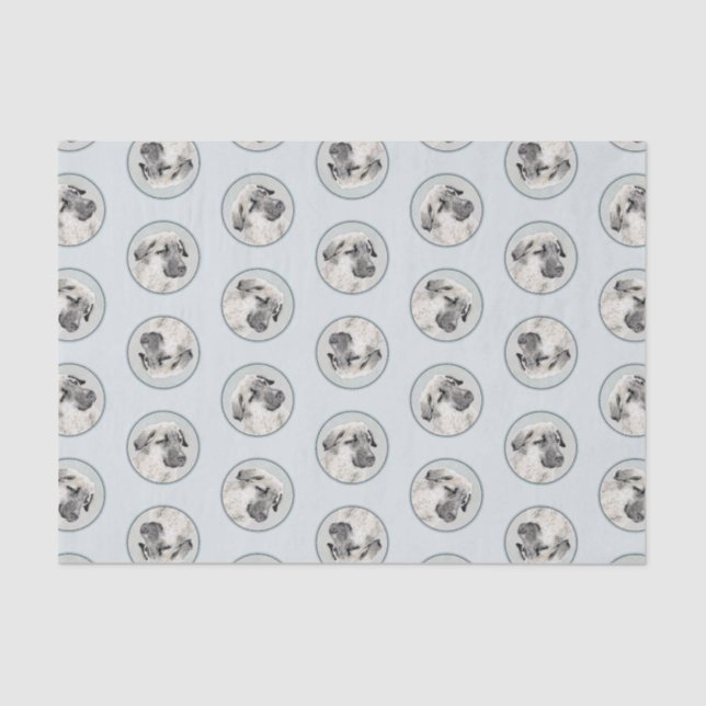 Anatolian Shepherd Fawn Malerei Original Dog Art Seidenpapier (Vorderseite)