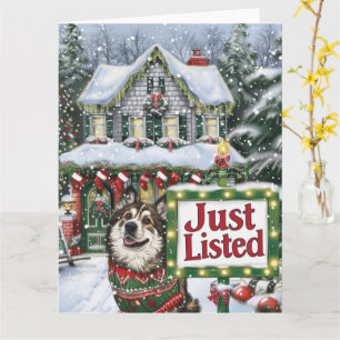 Anatolian Shepherd Festive Realtor Weihnachten Karte