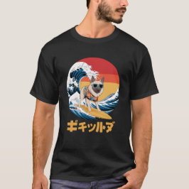 Anatolian Shepherd Japanese Kanagawa Wave Dog T-Shirt