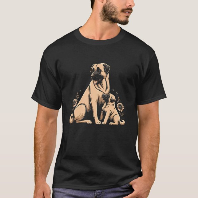 Anatolian Shepherd Mama Funny Graphic T-Shirts Lon (Vorderseite)