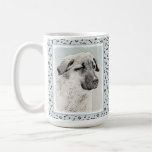 Anatolian Shepherd Painting - Original Dog Art Kaffeetasse