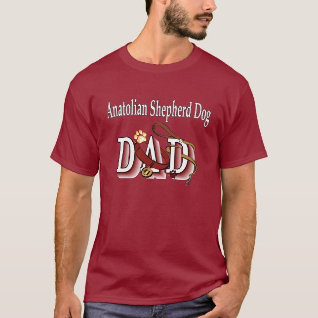 Anatolian Shepherd Vater Apparel T-Shirt (Vorderseite)