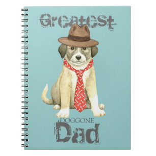 Anatolian Shepherd Vater Notebook Notizblock