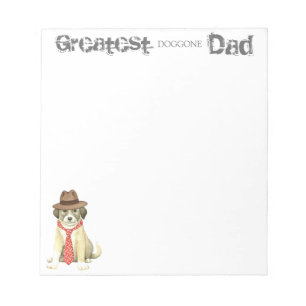 Anatolian Shepherd Vater Notepad Notizblock