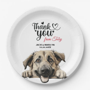 Anatolian Shepherd Wedding Reception Pappteller