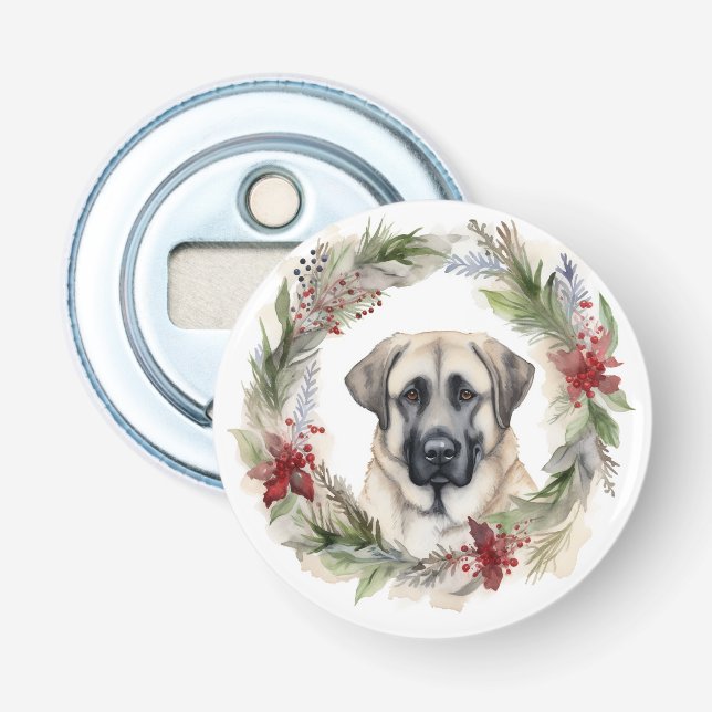 Anatolian Shepherd Weihnachtsfeiertag Flaschenöffner (Vorderseite)