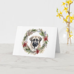 Anatolian Shepherd Weihnachtsfeiertag Karte