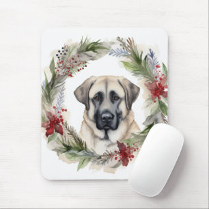 Anatolian Shepherd Weihnachtsfeiertag Mousepad