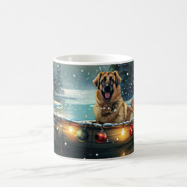 Anatolian Shepherd Weihnachtsfeiertage Kaffeetasse (Mittel)