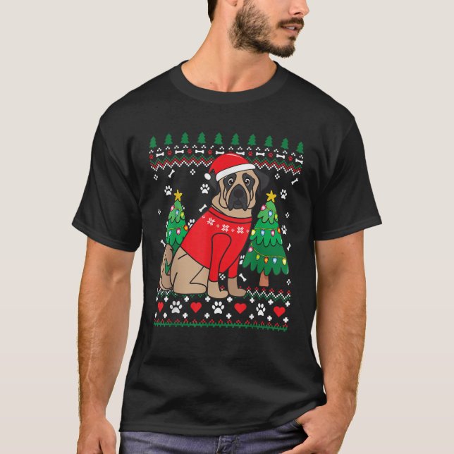 Anatolic Shepherd Dog Christmas Funny Tree Gift Me T-Shirt (Vorderseite)