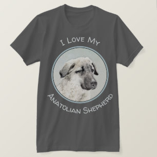 Anatolische Hirtenmalerei - Original Hundekunst T-Shirt