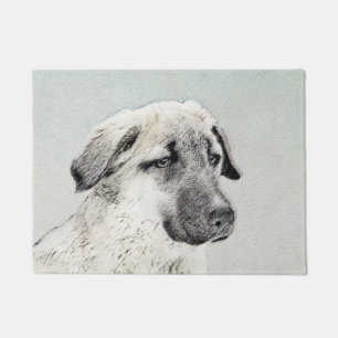 Anatolische Hirtenmalerei - Originelle Hundekunst Fußmatte