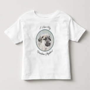 Anatolische Hirtenmalerei - Originelle Hundekunst Kleinkind T-shirt