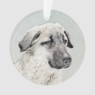 Anatolische Hirtenmalerei - Originelle Hundekunst Ornament