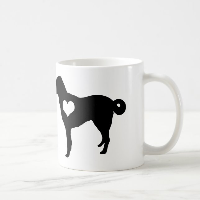 Anatolische Schäfer-Hundeherz-Tasse Tasse (Rechts)