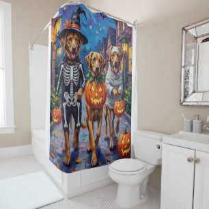 Anatolische Schäferhunde Halloween-Kostüme Duschvorhang