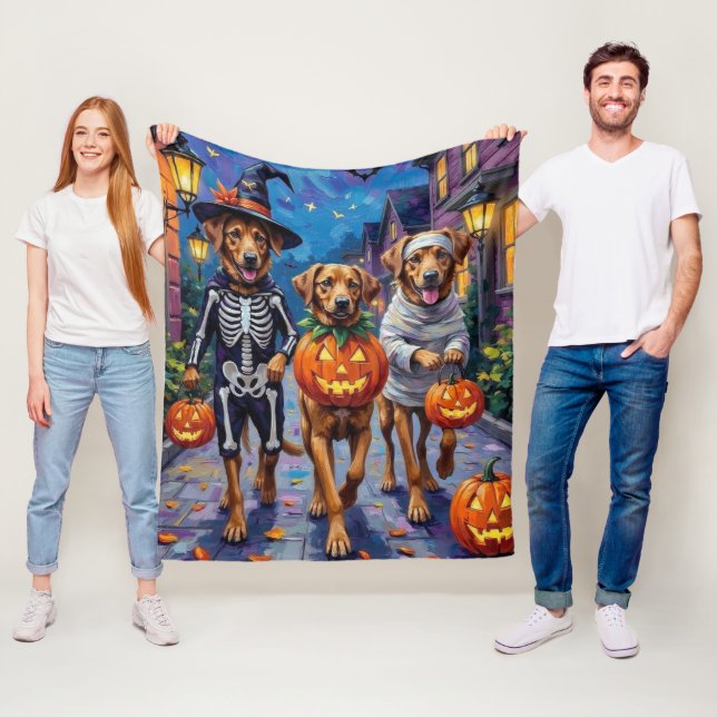 Anatolische Schäferhunde Halloween-Kostüme Fleecedecke (Beispiel)