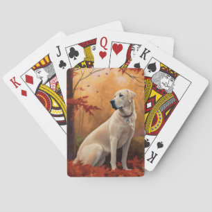 Anatolischer Hirte im Herbst Leaves Fall Inspirier Spielkarten