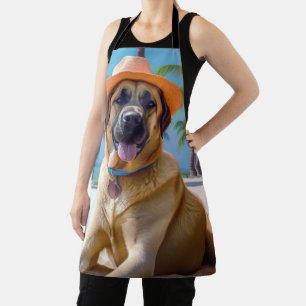 Anatolischer Hirtenhund am Strand, Geschenk für Hu Schürze