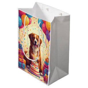 Anatolischer Hirtenhund-Geburtstagsfeier Mittlere Geschenktüte
